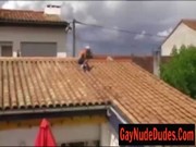 Видео русски секс на крыше